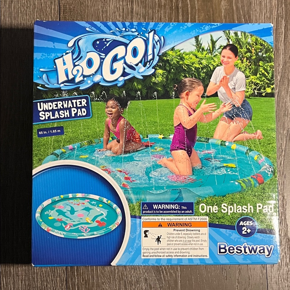 Bestway H2O GO! Kids Splash Pad - Blue NEW SEALED